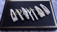 Load image into Gallery viewer, Pearl Hair Pin Clip Set (7pcs)