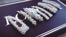 Load image into Gallery viewer, Pearl Hair Pin Clip Set (7pcs)