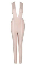 Load image into Gallery viewer, Plunge V Neck Jumpsuit